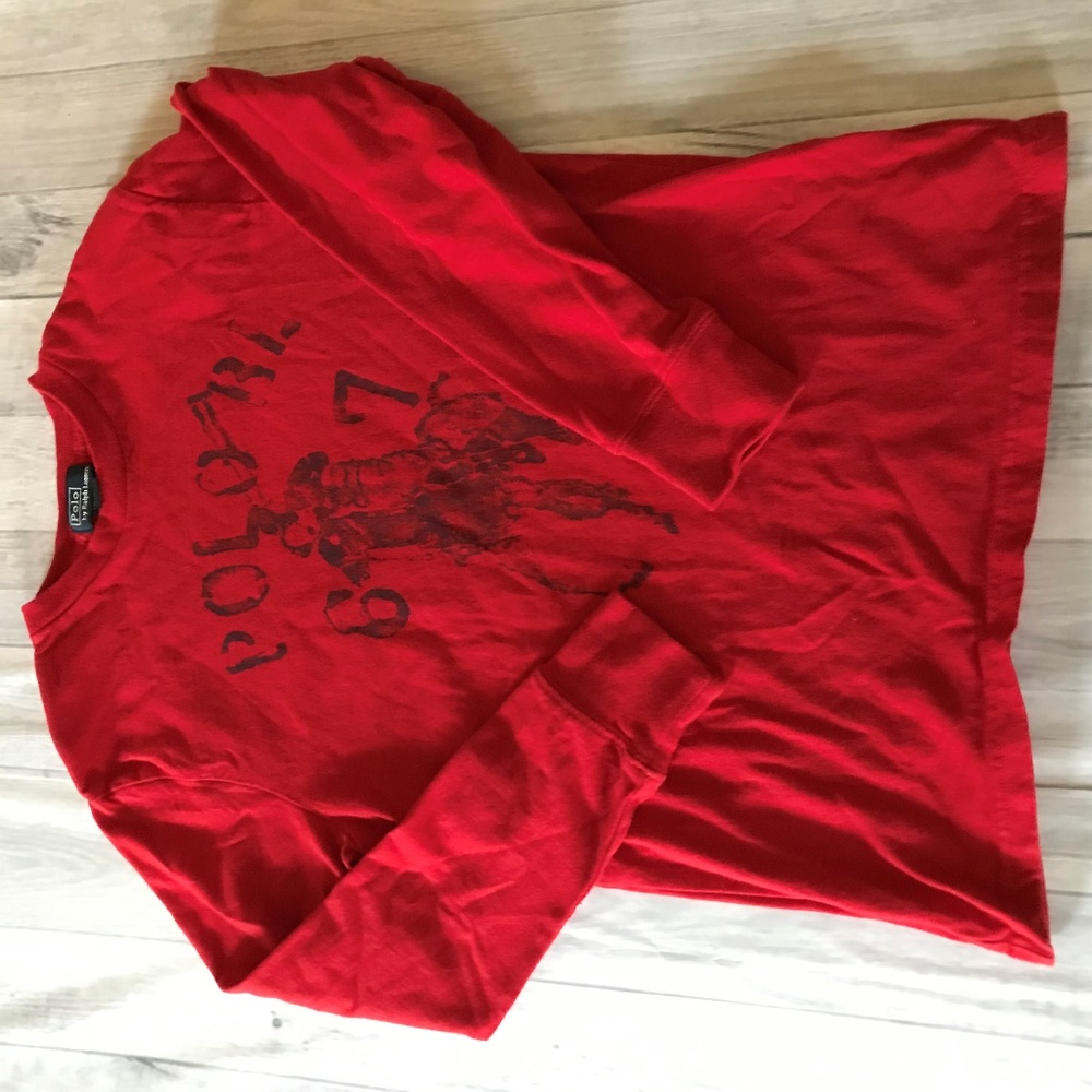 Boy's Medium Ralph Lauren Polo Long Sleeve Tee